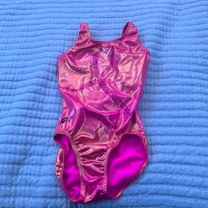 Breast Cancer gymnastics leotard signed by Nastia Liukin